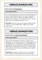 Vorschau - Arbeitsblätter - Dein erstes Versuchsprotokoll - Deckblatt