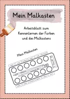 Vorschau - Arbeitsblätter - Mein Malkasten - Wasserfarben - Deckblatt