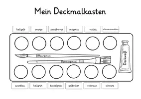 Vorschau - Arbeitsblätter - Mein Malkasten - Wasserfarben - Seite 2
