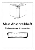 Vorschau - Arbeitsblätter - Abschreibheft zum Thema: Bücherwürmer und Leseratten - Seite 2