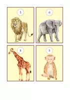 Vorschau - Spiele - Lesespaziergang Wildtiere – Bewegtes Lesen mit Suchauftrag & Lösungswort - Seite 2
