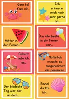 Vorschau - Bildkarten - Ferien Erzählkarten 🌞 Rückblick Sommerferien - Seite 2