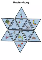 Vorschau - Arbeitsblätter - GRATIS Legestern Buchstabe R Wortschatz - DaZ/DaF, Deutsch (Klassen 1 und 2) - Seite 2