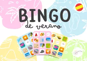 Vista previa - Refuerzo / NEE / Materiales de apoyo - BINGO DE VERANO: LETRA MAYÚSCULA Y LIGADA - Portada