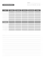 Vorschau - Arbeitsblätter - Lernjournal: Wochenüberblick (Stundentafel/ Stundenplan) - Seite 1