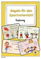Vorschau - Merkblätter - Regeln für den Sportunterricht - Visuelle Regelkarten für die Grundschule - Deckblatt