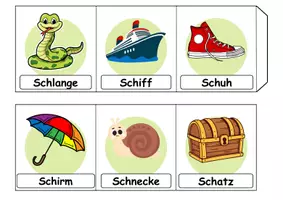Vorschau - Unterrichtsreihen - Materialpaket - Buchstabe S XXL Paket Wortschatzpaket - DaZ/DaF, Deutsch, Sachunterricht (Grundschule) - Seite 3