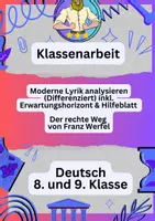 Vorschau - Fördermaterial/Inklusion - Klassenarbeit Deutsch | 9. und 10. Klasse - Seite 1
