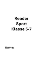 Vorschau - Stundenentwürfe - Reader Ersatzleistung Sport Klasse 5-7 für passive SuS - Seite 1