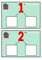 Vorschau - Fördermaterial/Inklusion - Zerlegen bis 10. Legematerial - Seite 1