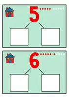 Vorschau - Fördermaterial/Inklusion - Zerlegen bis 10. Legematerial - Seite 3