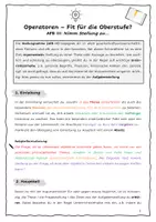 Vorschau - Merkblätter - Fit für die Oberstufe: Merkblatt Stellungnahme (AFB III) - Deckblatt