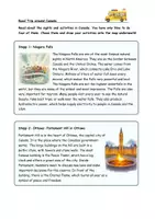 Vorschau - Arbeitsblätter - Road Trip around Canada - Seite 1
