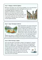 Vorschau - Arbeitsblätter - Road Trip around Canada - Deckblatt