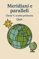 anteprima - Quiz - Meridiani e paralleli - Pagina di copertina