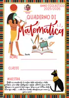 anteprima - Altro tipo di materiale - COPERTINE TEMA EGITTO - Pagina di copertina