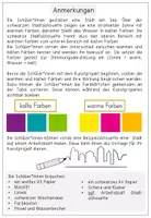 Vorschau - Unterrichtsreihen - Kunst - Farblehre - Warme und kalte Farben - Kunstprojekt mit Smartboard Präsentation - Seite 1