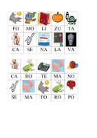 anteprima - Materiale di supporto/inclusione - tombola di tutte le sillabe dell'alfabeto - Pagina 1