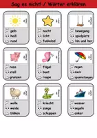 Vorschau - Mal- und Bastelvorlagen - Sag es nicht Buchstabe S - DaZ/DaF, Deutsch (Spiel) - Seite 1