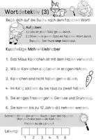 Vorschau - Arbeitsblätter - Materialpaket - "Haustiere" I Kl. 2+3 - Seite 3