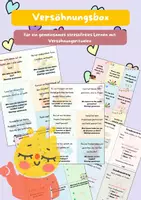 Vorschau - Bildkarten - Versöhnungsbox: Streitschlichtung, Wiedergutmachung, Konfliktlösung - Deckblatt