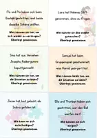 Vorschau - Bildkarten - Versöhnungsbox: Streitschlichtung, Wiedergutmachung, Konfliktlösung - Seite 2