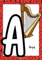 Vista previa - Decoración del aula - ABECEDARIO INSTRUMENTOS MUSICALES - página 3