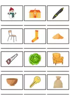 Vorschau - Mal- und Bastelvorlagen - Wörterliste Buchstabe S - DaZ/DaF, Deutsch (Grundschule) Kartenspiel - Seite 3
