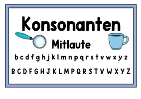Vorschau - Poster - Merkposter Vokale und Konsonanten - Seite 2