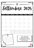 anteprima - Piani di lezione - Calendario scolastico 2025/2026 - Pagina di copertina