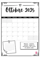 anteprima - Piani di lezione - Calendario scolastico 2025/2026 - Pagina 1