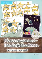 Vorschau - Mal- und Bastelvorlagen - Türdekoration LERNPROFI - Deckblatt