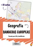 Vista previa - Unidades / Secuencias / Situaciones de Aprendizaje - Geografía - Estudiamos mapa de Europa y sus banderas (2) - Portada