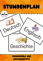 Vorschau - Anderer Materialtyp - Stundenplan - Deckblatt