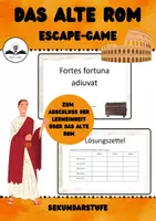 Vorschau - Spiele - Das alte Rom/ Bei den Römern - ein Escape Game - Deckblatt