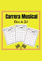 Vista previa - Hojas de trabajo - Carrera Musical - Notas en clave de sol - Portada