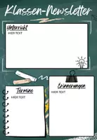 Vorschau - Anderer Materialtyp - Klassen Newsletter Classroom Elternkommunikation EDITIERBAR - Seite 3