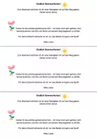 Vorschau - Mal- und Bastelvorlagen - Abschiedsgeschenk Brief - Seite 1