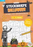 Vorschau - Arbeitsblätter - 10 Steckbriefe zu Halloween - Deckblatt