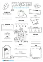 Vorschau - Arbeitsblätter - 10 Steckbriefe zu Halloween - Seite 2