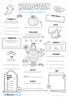 Vorschau - Arbeitsblätter - 10 Steckbriefe zu Halloween - Seite 3