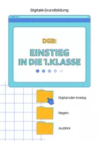 Vorschau - Stundenentwürfe - Digitale Grundbildung Einstieg - Deckblatt