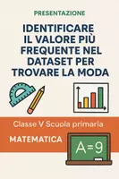 anteprima - Presentazioni / Lavagne - Identificare il valore più frequente nel dataset per trovare la moda - Pagina di copertina