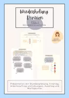 Vorschau - Stundenentwürfe - Teil 1 Rechengeschichten Division_Fit für Klasse 3 - Deckblatt