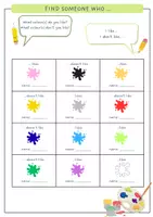 Vorschau - Spiele - Find someone who 'Colours-Edition' (differenziert) - Seite 1