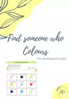 Vorschau - Spiele - Find someone who 'Colours-Edition' (differenziert) - Deckblatt