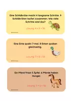 Vorschau - Stationenlernen - Mini-Mal-Geschichten - Seite 1