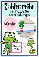 Vorschau - Poster - Zahlenreihe 1–20 mit Frosch - Deckblatt