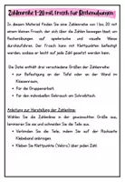 Vorschau - Poster - Zahlenreihe 1–20 mit Frosch - Seite 1