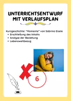Vorschau - Stundenentwürfe - Kurzgeschichte Momente_Beziehungsanalyse - Deckblatt